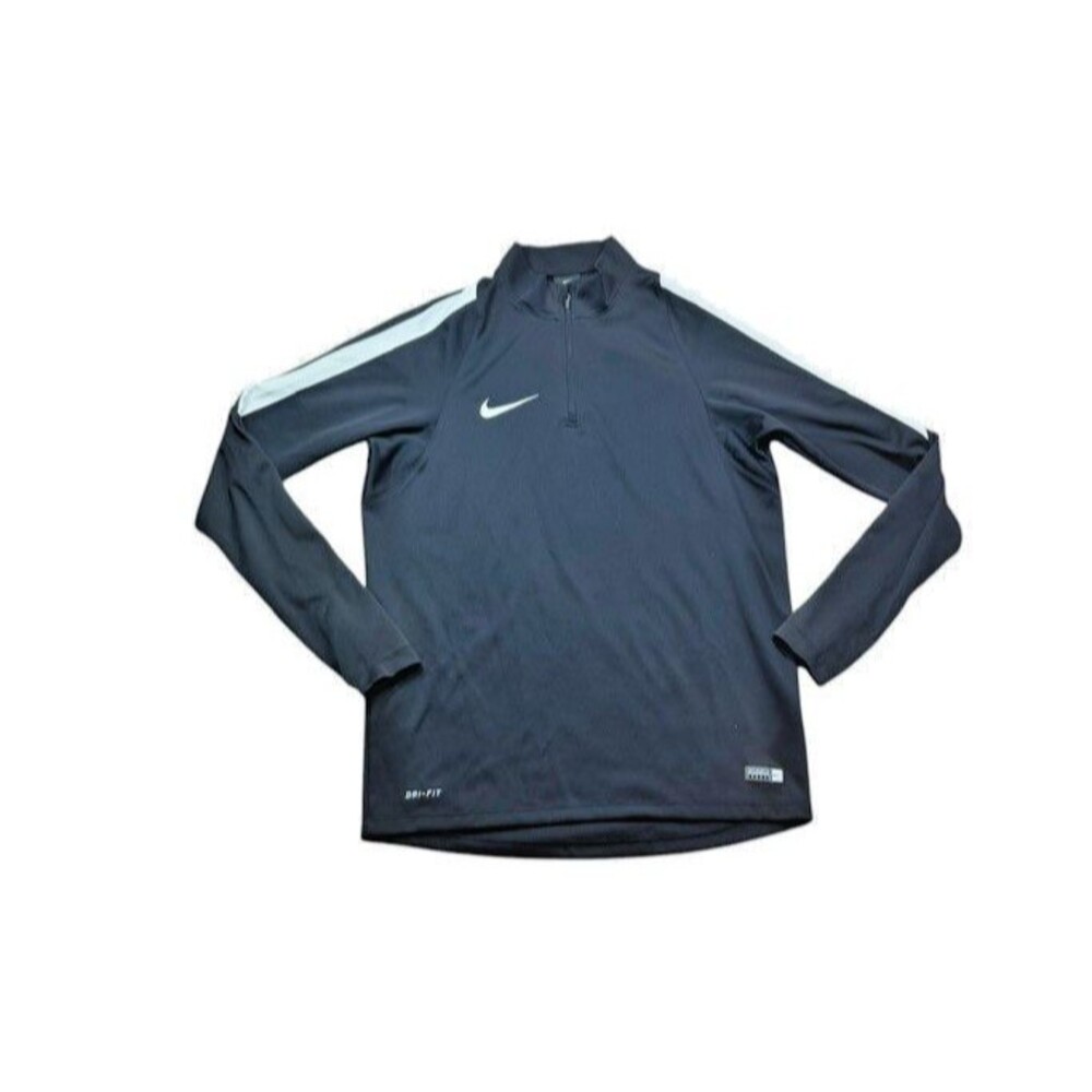 Nike Squad Quarter Zip Mens Size Medium Dri Fit Soccer Training Sweatshirt